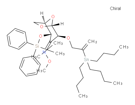(1R,2S,4S,5R,E)-2-((tert-butyldiphenylsilyl)oxy)-4-((2-(tributylstannyl)allyl)oxy)-6,8-dioxabicyclo[3.2.1]octan-3-one O-methyl oxime