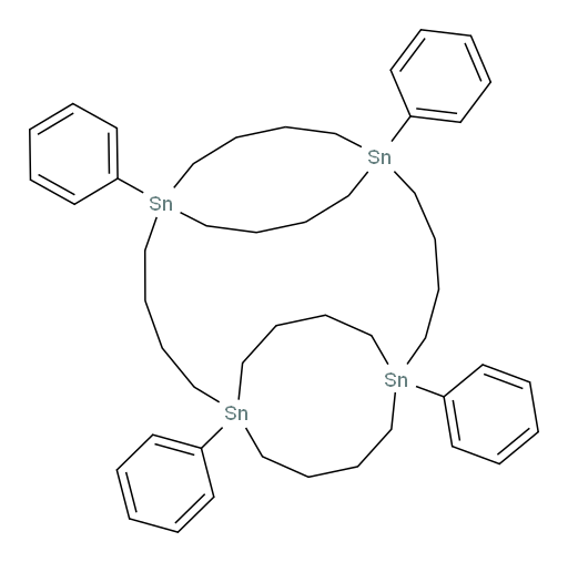 1,6,11,16-tetraphenyl-1,6,11,16-tetrastannatricyclo[14.4.4.46,11]octacosane