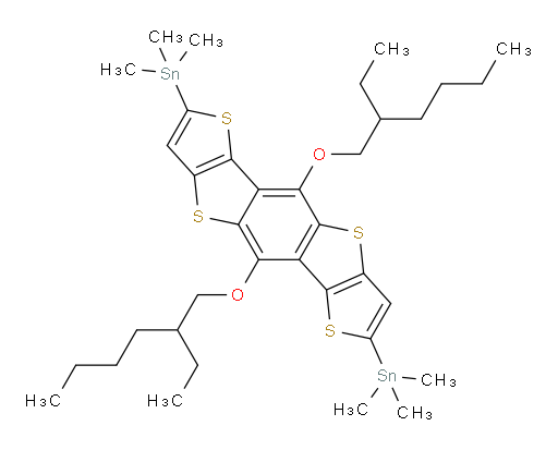 1,1′-[5,10-Bis[(2-ethylhexyl)oxy]dithieno[2,3-d:2′,3′-d′]benzo[1,2-b:4,5-b′]dithiophene-2,7-diyl]bis[1,1,1-trimethylstannane]