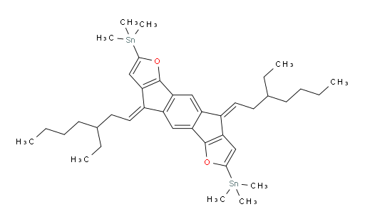((4Z,9Z)-4,9-bis(3-ethylheptylidene)-4,9-dihydro-s-indaceno[1,2-b:5,6-b']difuran-2,7-diyl)bis(trimethylstannane)