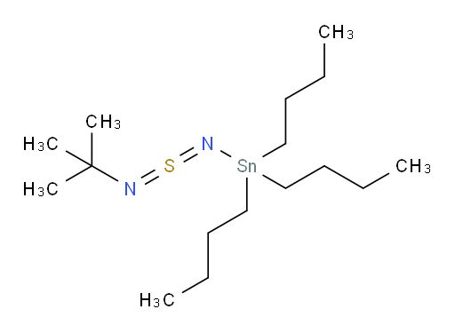 1,1,1-Tributyl-N-[[(1,1-dimethylethyl)imino]-λ4-sulfanylidene]stannanamine