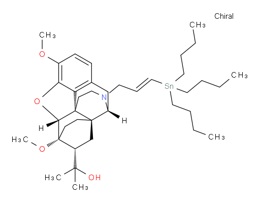 2-((4R,4aS,6R,7R,7aR,12bS)-7,9-dimethoxy-3-((E)-3-(tributylstannyl)allyl)-1,2,3,4,5,6,7,7a-octahydro-4a,7-ethano-4,12-methanobenzofuro[3,2-e]isoquinolin-6-yl)propan-2-ol