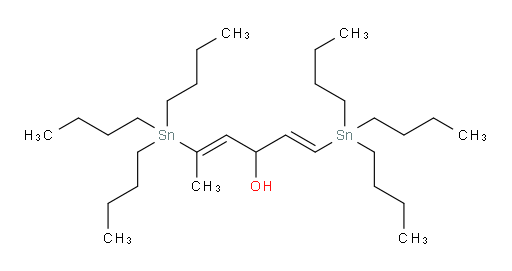 (1E,4E)-1,5-bis(tributylstannyl)hexa-1,4-dien-3-ol