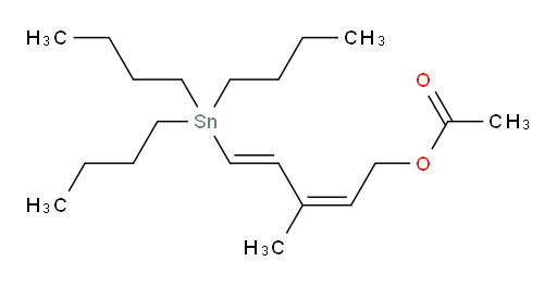 (2Z,4E)-3-甲基-5-(三丁基锡基)戊-2,4-二烯-1-基 乙酸酯