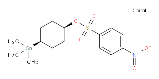 (1s,4s)-4-(三甲基锡基)环己基 4-硝基苯磺酸盐