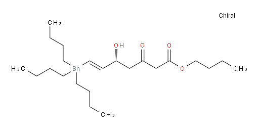(R,E)-丁基 5-羟基-3-氧代-7-(三丁基锡基)庚-6-烯酸酯