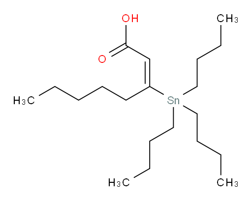 (E)-3-(三丁基锡基)辛-2-烯酸