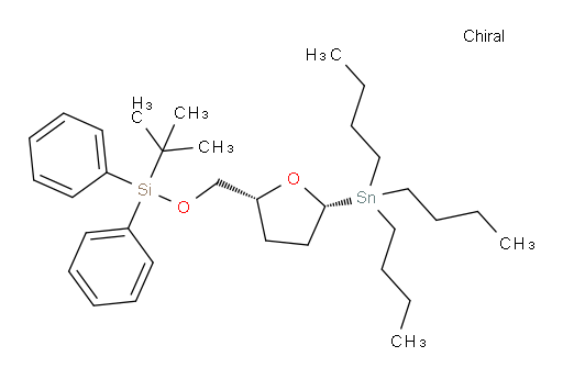叔丁基二苯基(((2R,5R)-5-(三丁基锡基)四氢呋喃-2-基)甲氧基)硅烷