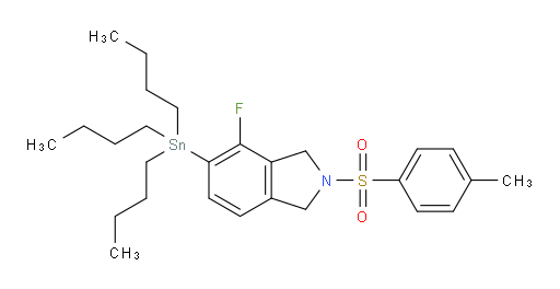4-氟-2-对甲苯磺酰基-5-(三丁基锡基)异吲哚啉