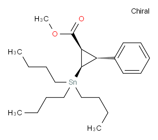 (1R,2R,3R)-甲基 2-苯基-3-(三丁基锡基)环丙烷甲酸酯