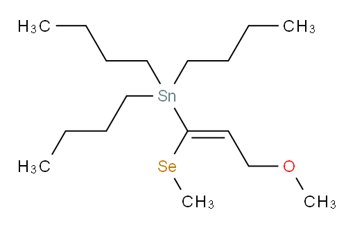 (E)-tributyl(3-methoxy-1-(methylselanyl)prop-1-en-1-yl)stannane