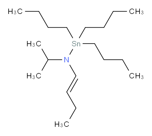 (E)-N-(丁-1-烯-1-基)-1,1,1-三丁基-N-异丙基锡杂n胺