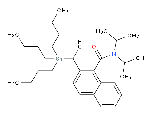 N,N-二异丙基-2-(1-(三丁基锡基)乙基)-1-萘甲酰胺