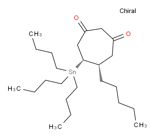 (5S,6R)-5-戊基-6-(三丁基锡基)环庚烷-1,3-二酮