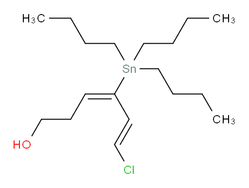 (3E,5E)-6-氯-4-(三丁基锡基)六-3,5-二烯-1-醇