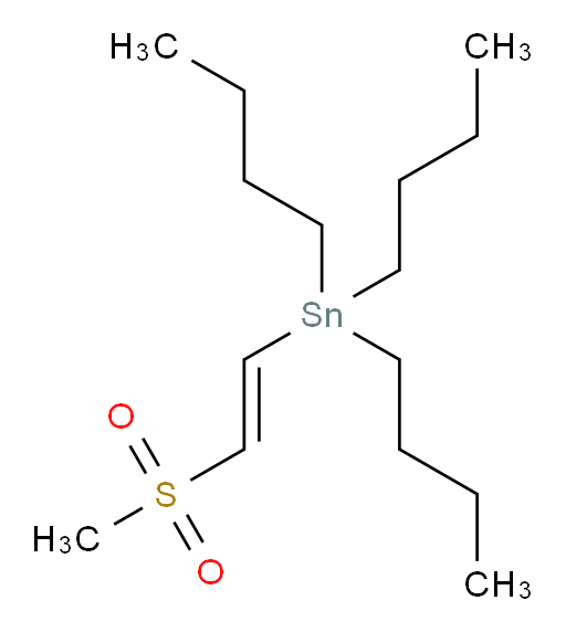 (E)-三丁基(2-(甲基磺酰基)乙烯基)锡烷