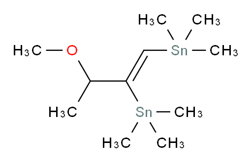 (Z)-(3-甲氧基丁-1-烯-1,2-二基)双(三甲基锡烷)