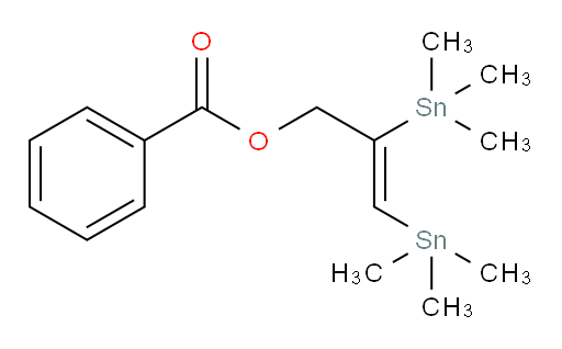 (Z)-2,3-双(三甲基锡基)烯丙基 苯甲酸酯