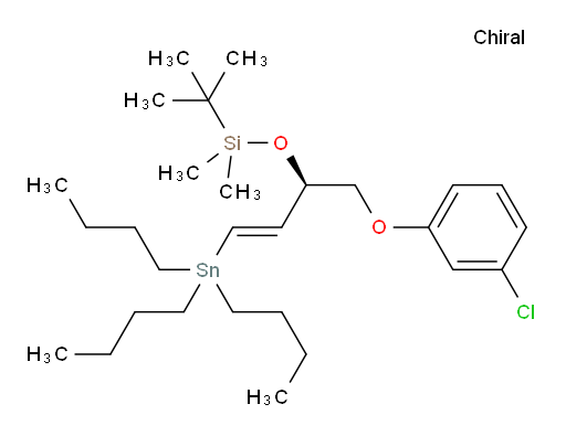 (R,E)-叔丁基((1-(3-氯苯氧基)-4-(三丁基锡基)丁-3-烯-2-氧基))二甲基硅烷
