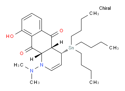 (4R,4aR,10aS)-1-(二甲胺基)-9-羟基-4-(三丁基锡基)-1,4,4a,10a-四氢苯并[g]喹啉-5,10-二酮