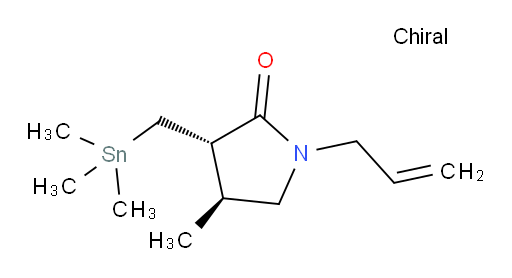(3S,4S)-1-烯丙基-4-甲基-3-((三甲基锡基)甲基)吡咯烷-2-酮