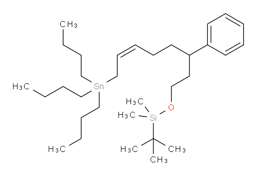 (Z)-叔丁基二甲基((3-苯基-8-(三丁基锡基)辛-6-烯-1-氧基))硅烷
