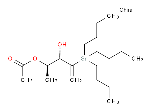 (2R,3S)-3-hydroxy-4-(tributylstannyl)pent-4-en-2-yl acetate