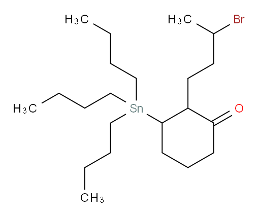 2-(3-溴丁基)-3-(三丁基锡基)环己酮