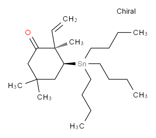 (2R,3S)-2,5,5-三甲基-3-(三丁基锡基)-2-乙烯基环己酮
