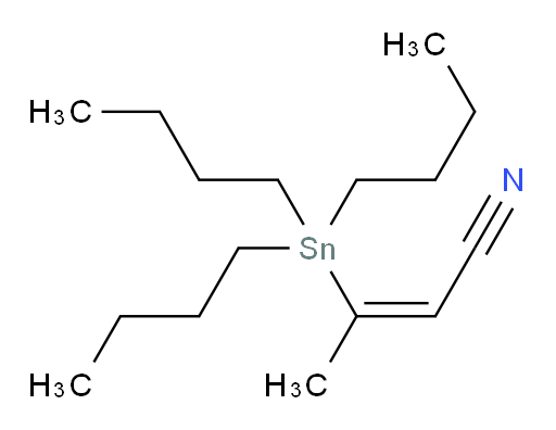 (Z)-3-(tributylstannyl)but-2-enenitrile