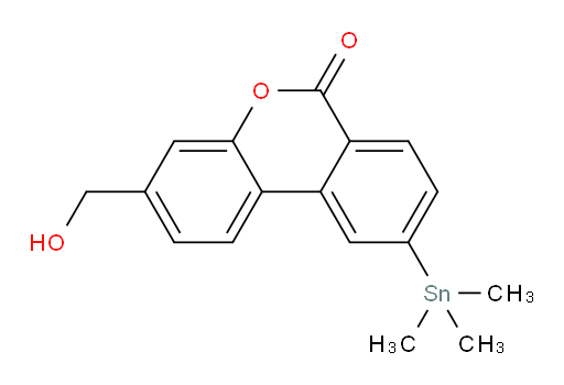 3-(羟甲基)-9-(三甲基锡基)-6H-苯并[c]苯并吡喃-6-酮