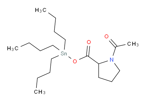 三丁基锡基 1-乙酰基吡咯烷-2-甲酸酯