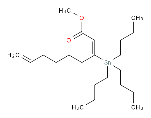 (E)-甲基 3-(三丁基锡基)壬-2,8-二烯酸酯