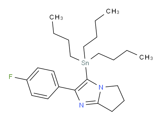 2-(4-氟苯基)-3-(三丁基锡基)-6,7-二氢-5H-吡咯并[1,2-a]咪唑