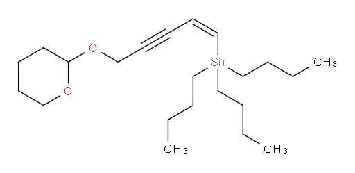 (Z)-三丁基(5-((四氢-2H-吡喃-2-氧基))戊-1-烯-3-炔-1-基)锡烷