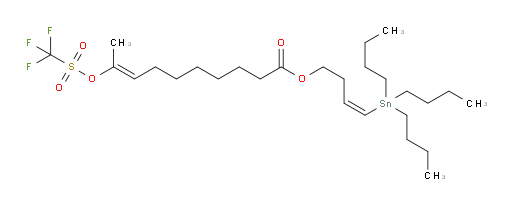 (E)-(Z)-4-(tributylstannyl)but-3-en-1-yl 9-(((trifluoromethyl)sulfonyl)oxy)dec-8-enoate