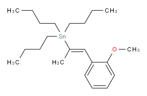 (E)-tributyl(1-(2-methoxyphenyl)prop-1-en-2-yl)stannane