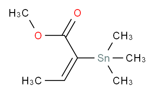 (E)-methyl 2-(trimethylstannyl)but-2-enoate