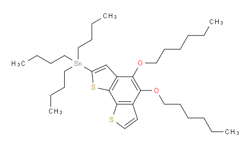 (4,5-bis(hexyloxy)benzo[1,2-b:6,5-b']dithiophen-2-yl)tributylstannane