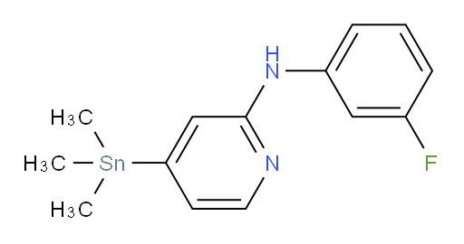 N-(3-氟苯基)-4-(三甲基锡基)吡啶-2-胺