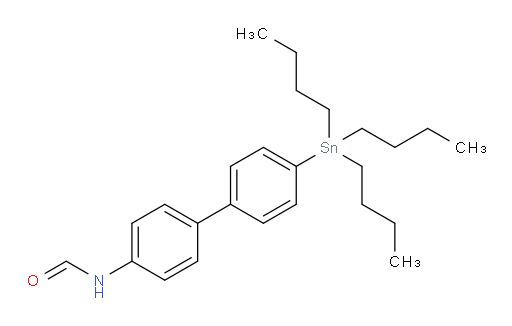 N-(4'-(三丁基锡基)-[1,1'-联苯]-4-基)甲酰胺