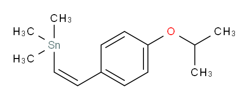(Z)-(4-异丙氧基苯乙烯基)三甲基锡烷