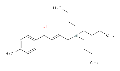 (E)-1-(对甲苯基)-4-(三丁基锡基)丁-2-烯-1-醇