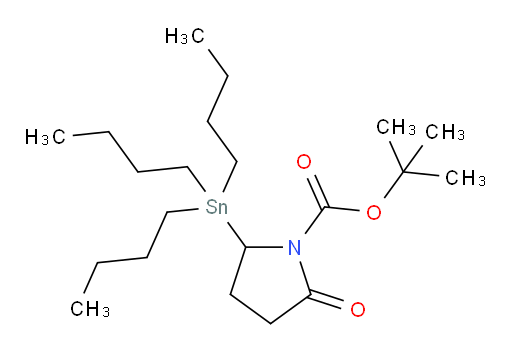 叔丁基 2-氧代-5-(三丁基锡基)吡咯烷-1-甲酸酯