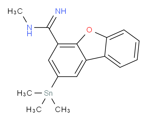 N-甲基-2-(三甲基锡基)二苯并[b,d]呋喃-4-甲脒