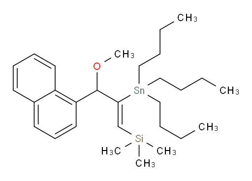 (Z)-(3-甲氧基-3-(萘-1-基)-2-(三丁基锡基)丙烯-1-基)三甲基硅烷