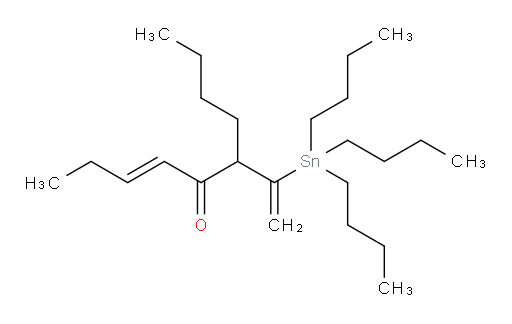 (E)-6-(1-(三丁基锡基)乙烯基)癸-3-烯-5-酮