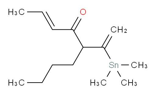 (E)-5-(1-(trimethylstannyl)vinyl)non-2-en-4-one