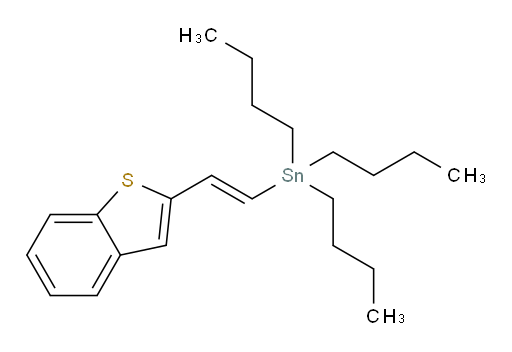 (E)-(2-(苯并[b]噻吩-2-基)乙烯基)三丁基锡烷