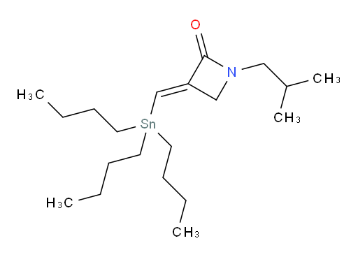 (E)-1-异丁基-3-((三丁基锡基)亚甲基)氮杂环丁烷-2-酮